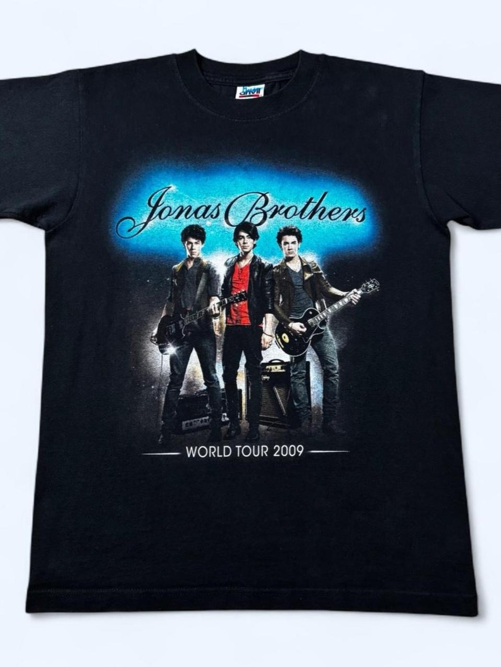 2009 Jonas Brothers World Tour Double-Sided Concert T-Shirt Youth Large Y2K Band